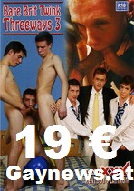 Bare Brit Twink Threeways 3 DVD - 15 Jahre 1/2 Preis!