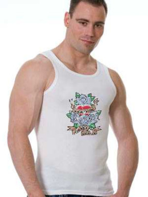 GBGB Amazing Secret Inside Tank Top White