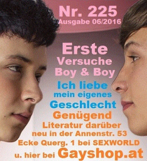 Knabenmagazin Gay Nr. 225 Erste Versuche! NEU!