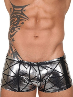 Pistol Pete Galactic Midcut w/Pouch Swimwear Silver