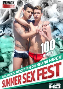 SUMMER SEX FEST DVD Bareback Rookies 2016 Neu!