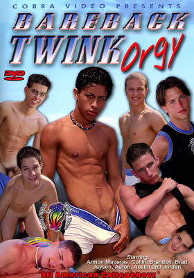 Bareback twink orgy DVD Cobra 20 Stück in Aktion!