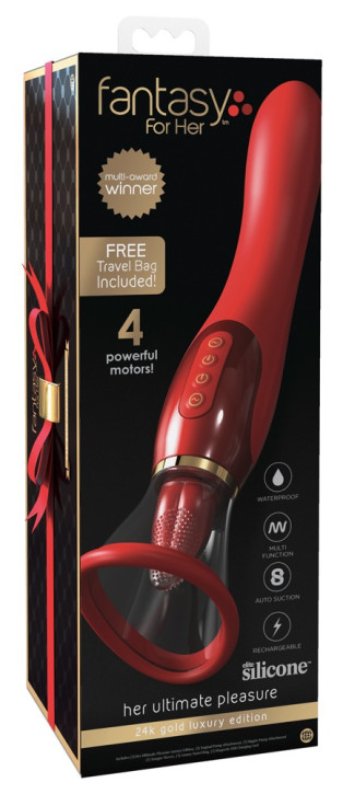 Zungenvibrator Her ultimate pleasure 24k Gold 