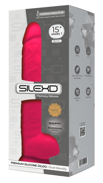 Wolfis Naturdildo aus Silexpan XXL-Maße (38 x 7 cm)