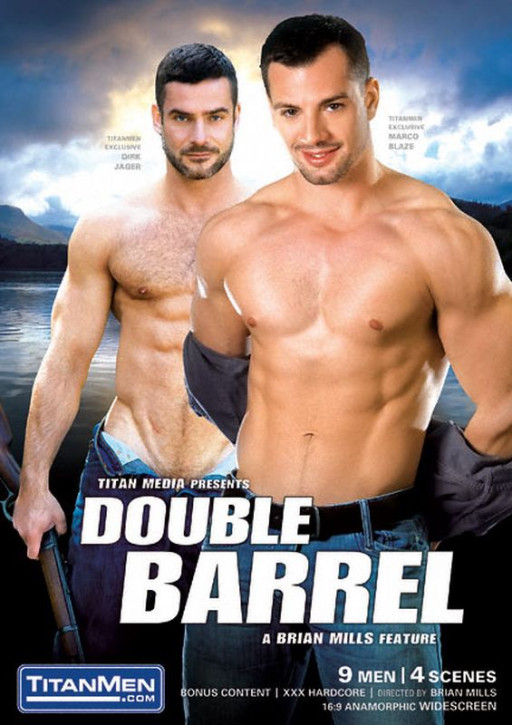 DOUBLE BARREL DVD Titan Men Bodybuilder Titanmen