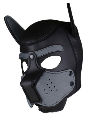 RudeRider Neoprene Puppy Hoods Grey M/L