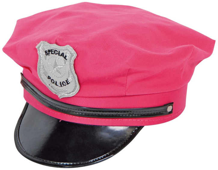 UV Leucht-Mütze "Polizist" - Versand völlig PORTOFREI!