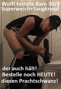 Bam 30 cm Schwanz 8 cm dick Saugknopf v. Star Bam 4
